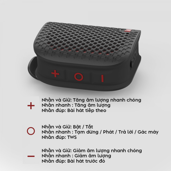 Bluetooth Monster Blaster M3: Nhỏ Gọn, Âm Thanh TWS Sống Động, Khả Năng Chống Nước IPX7
