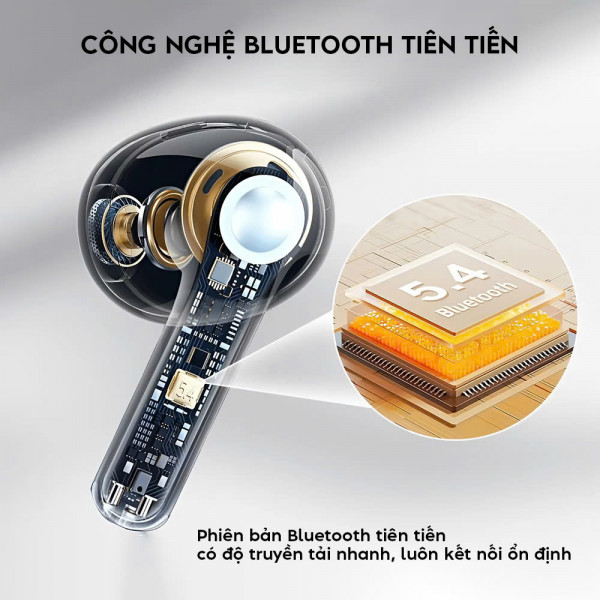 Tai Nghe Không Dây Monster N-Lite 208: TWS Bluetooth 5.4 Tai nghe không dây chống nước trong tai HiFi Stereo Khử tiếng ồn có micrô