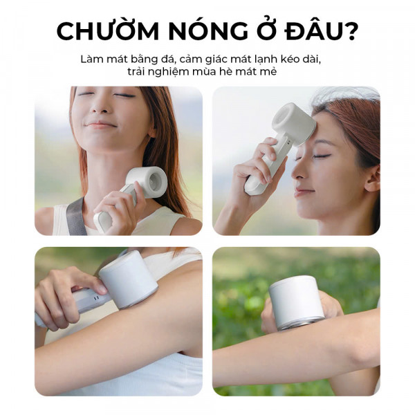 Quạt Du Lịch Cầm Tay Đa Năng ImyCo WT-RD21, Chế Độ Sò Lạnh, 5 Mức Tốc Độ Gió, Pin Trâu 3600mAH, Thời Gian Sử Dụng Tối Đa 12h