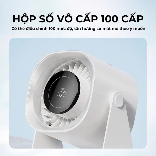 Quạt Để Bàn ImyCo WT-F87, 5 Mức Độ Gió, Công Suất Lớn, Thời Gian Sử Dụng Tối Đa 12h