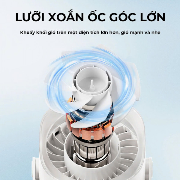 Quạt Để Bàn ImyCo WT-F87, 5 Mức Độ Gió, Công Suất Lớn, Thời Gian Sử Dụng Tối Đa 12h