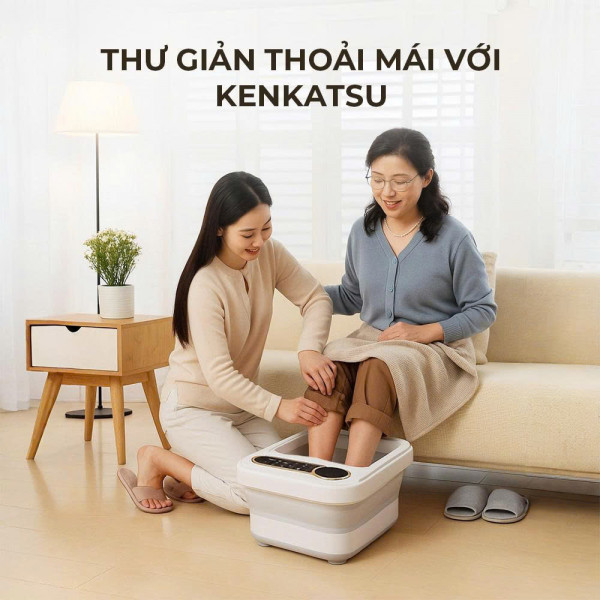 Bồn Ngâm Chân Massage Kenkatsu - Giải Pháp Thư Giãn Hoàn Hảo Cho Đôi Chân Bàn Chân Của Bạn